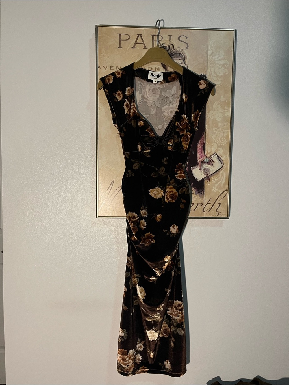 Rouje Laly Velvet Dress size 34